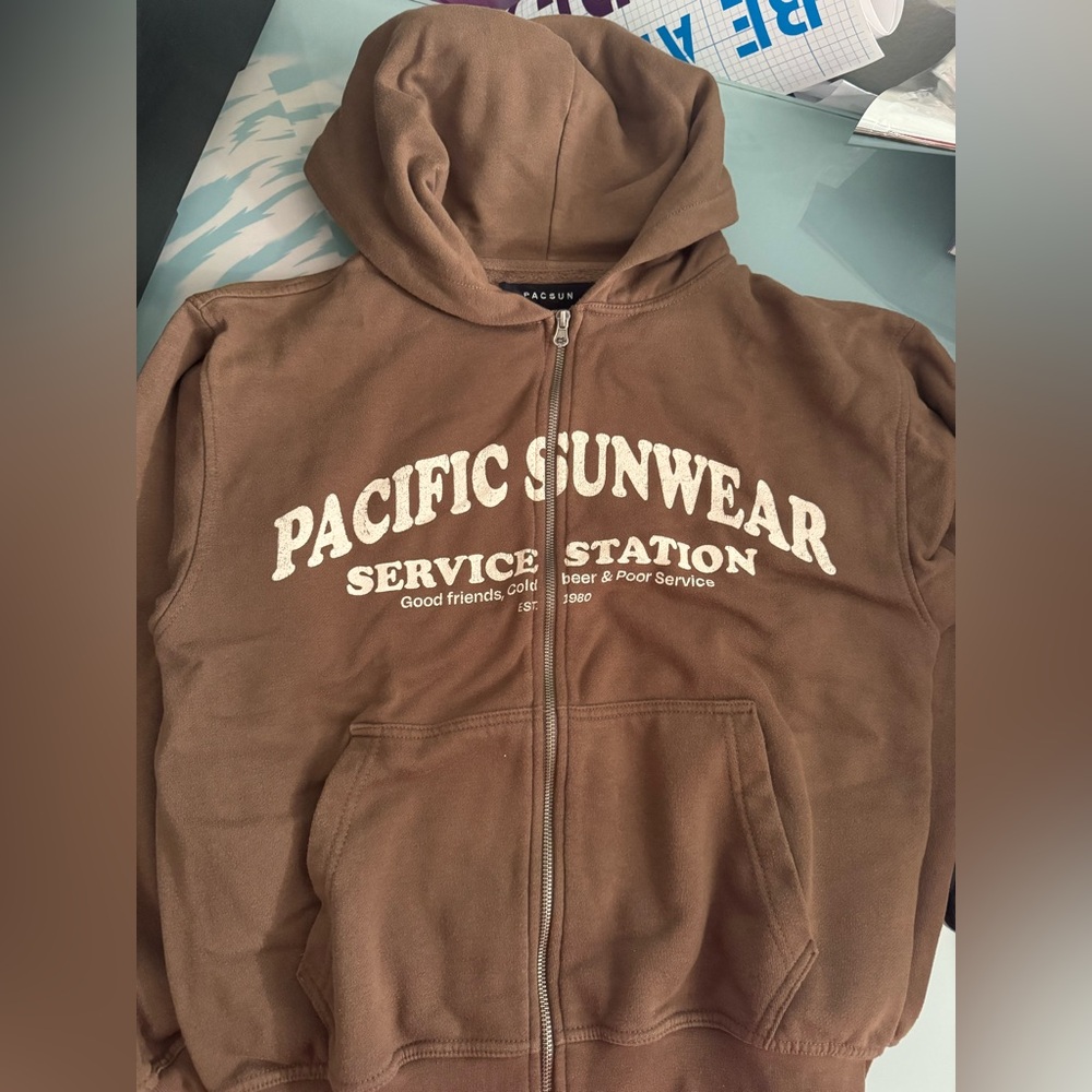 Brown Pacific Sunwear Hoodie